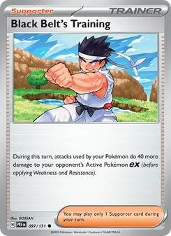 Black Belt's Training, Prismatic Evolutions Nº 097 Normal