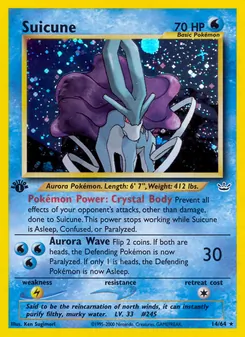 Suicune, Neo Revelation No. 14 Holo