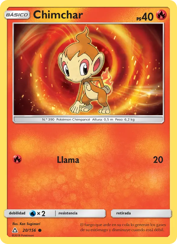 Chimchar, Ultraprisma No. 20