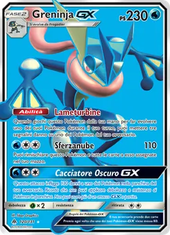 Greninja GX, Apocalisse Di Luce No. 120 Normal