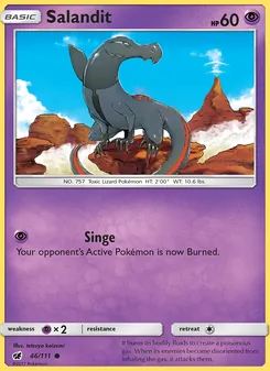 Salandit, Crimson Invasion No. 46 Normal