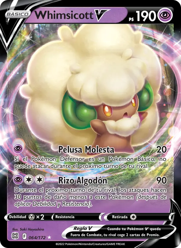 Whimsicott V, Astros Brillantes Nº 064