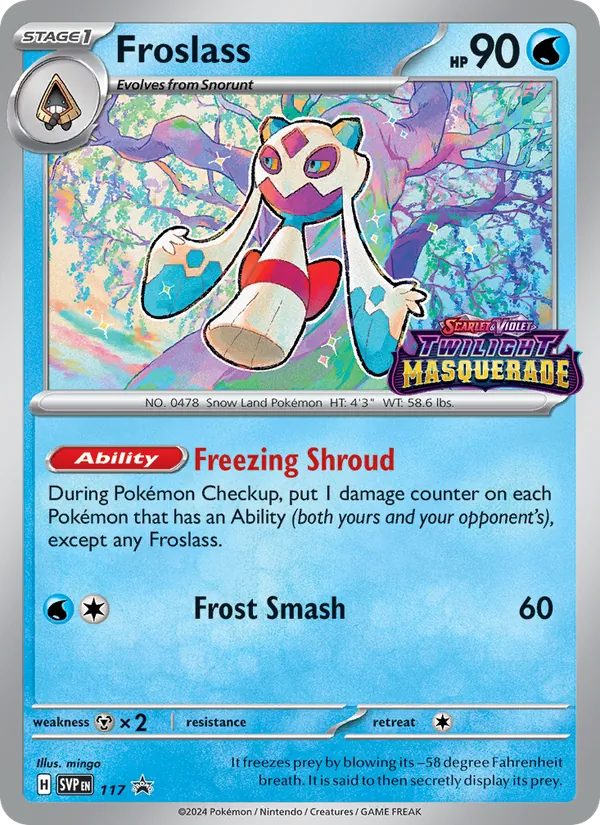 Froslass, SVP Black Star Promos No. 117