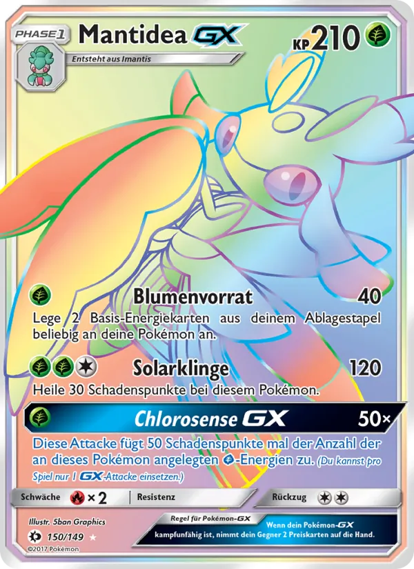 Mantidea GX, Sonne & Mond Nº 150