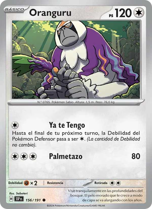 Oranguru, Chispas Fulgurantes No. 156