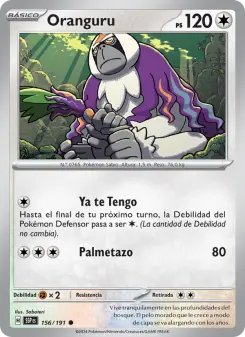 Oranguru, Chispas Fulgurantes No. 156 Normal