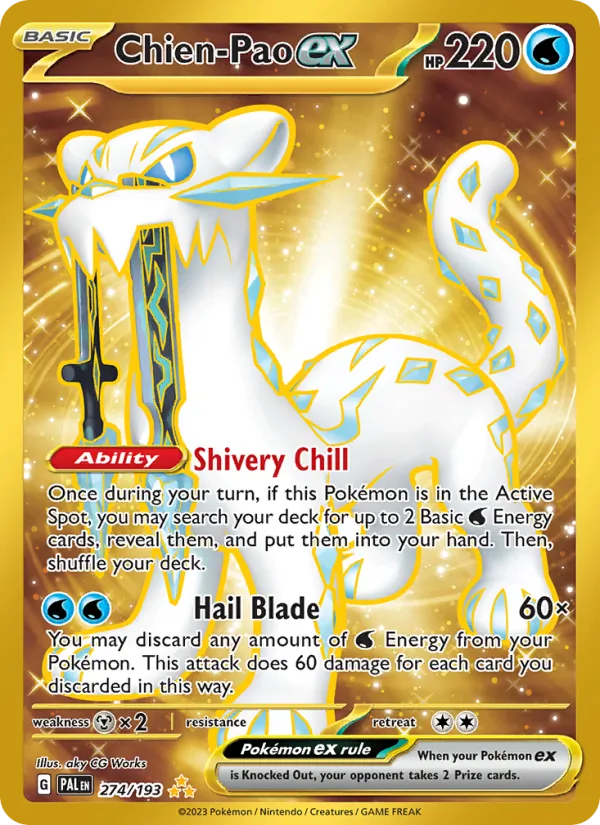 Chien-Pao ex, Paldea Evolved No. 274