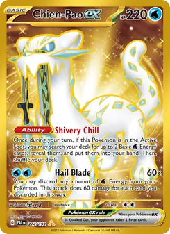 Chien-Pao ex, Paldea Evolved No. 274 Holo