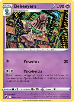 Beheeyem, Tempesta Argentata No. 080 Normal