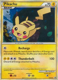 Pikachu, HGSS Black Star Promos No. HGSS03