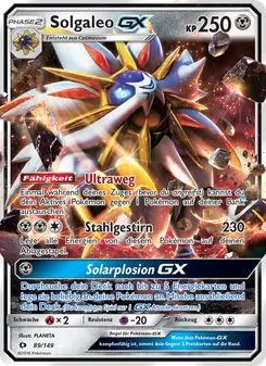 Solgaleo GX, Sonne & Mond No. 89 Normal