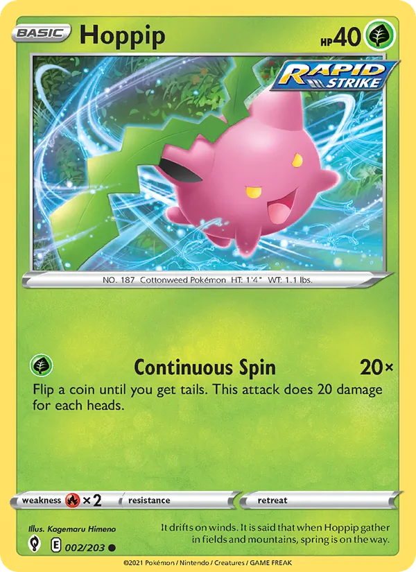 Hoppip, Evolving Skies Nº 2
