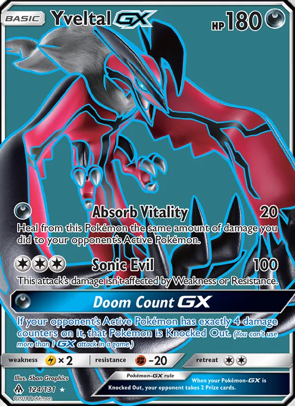 Yveltal GX, Forbidden Light Nº 124