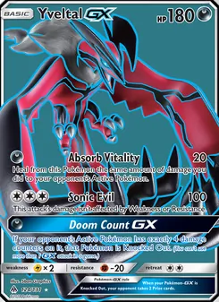 Yveltal GX, Forbidden Light Nº 124 Normal