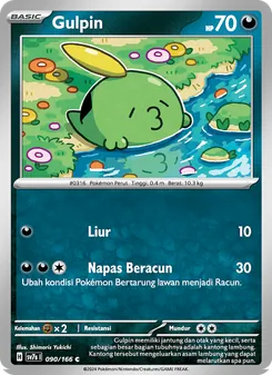Gulpin, Bimbingan Rasi Nº 090 Normal