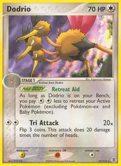 Dodrio, FireRed & LeafGreen No. 21 Normal