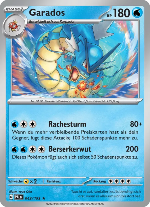 Garados, Entwicklungen in Paldea No. 043