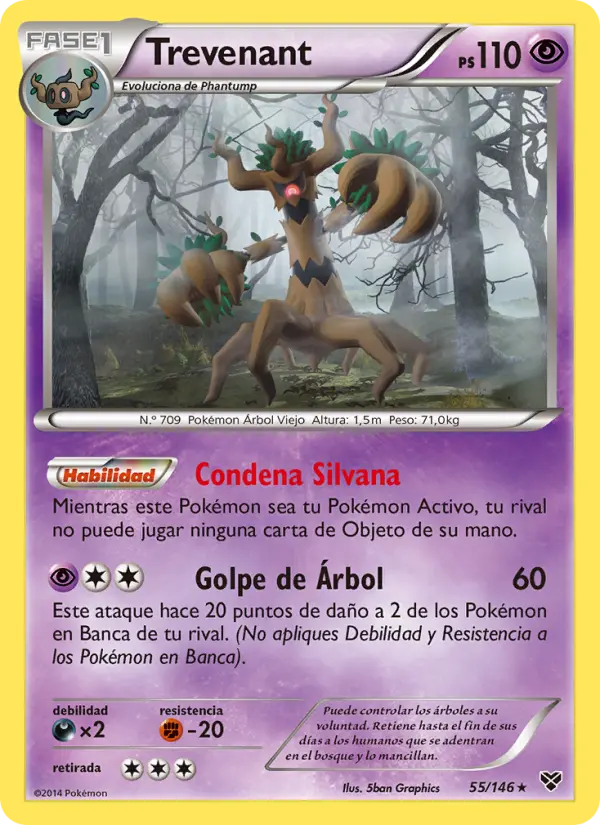 Trevenant, XY No. 55