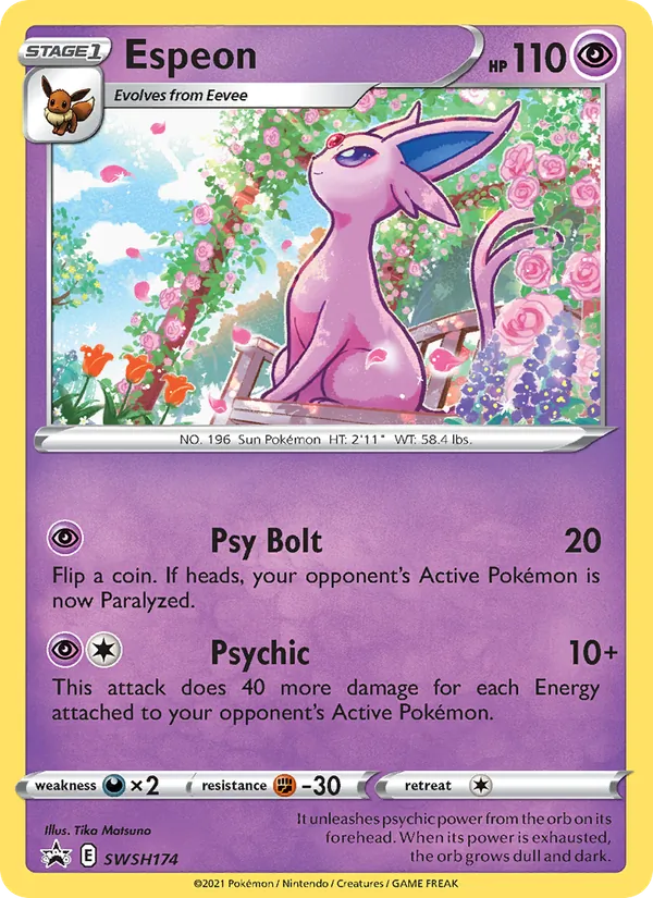 Espeon, SWSH Black Star Promos No. SWSH174