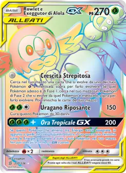 Rowlet e Exeggutor di Alola GX, Sintonia Mentale No. 237 Normal