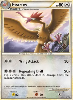 Fearow, Unleashed No. 15 Normal