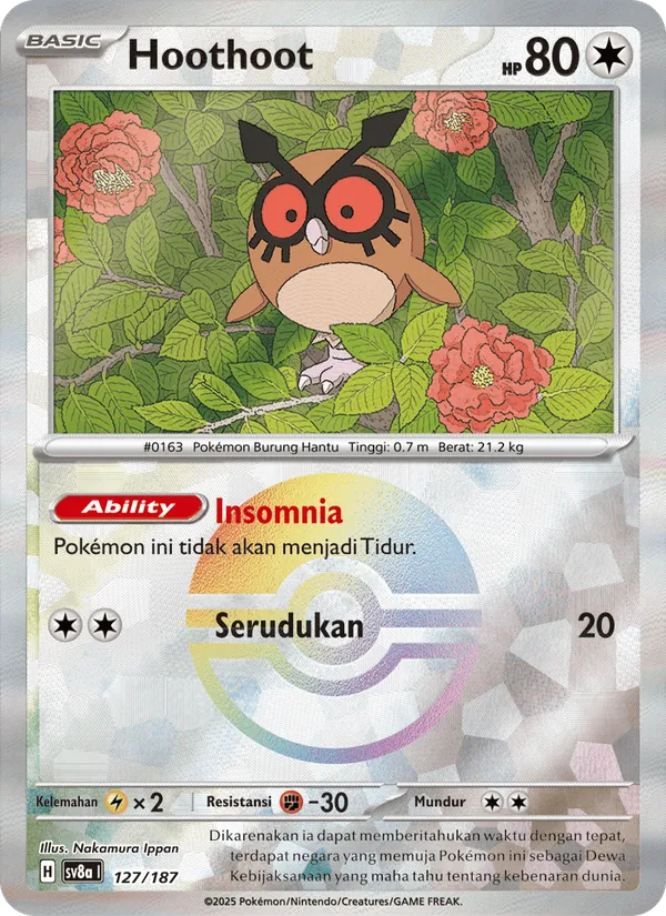 Hoothoot, Festival Terastal ex No. 127