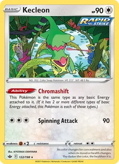 Kecleon, Chilling Reign No. 122 Normal