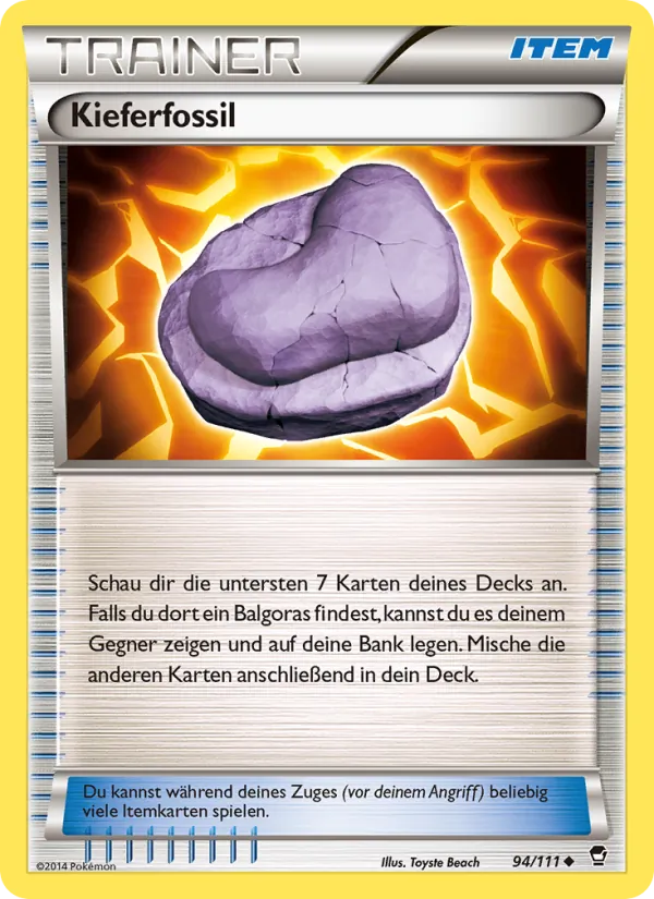 Kieferfossil, Fliegende Fäuste No. 94