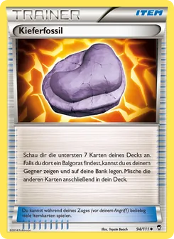 Kieferfossil, Fliegende Fäuste Nº 94 Normal