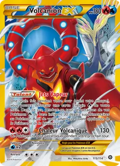 Volcanion EX, Offensive Vapeur No. 115 Normal