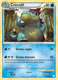 Crocodil, HeartGold SoulSilver Nº 38 Normal