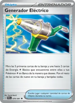 Generador Eléctrico, Destinos de Paldea Nº 079 Normal