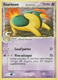 Feurisson δ, EX Île des Dragons Nº 36 Normal