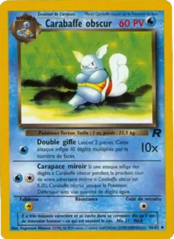 Carabaffe obscur, Team Rocket Nº 46 Normal