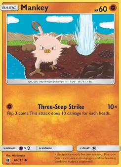 Mankey, Crimson Invasion Nº 50 Normal