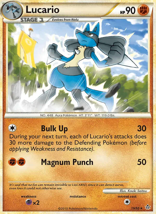 Lucario, Unleashed Nº 19