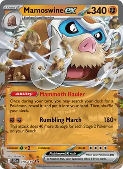 Mamoswine ex, Journey Together Nº 079 Holo