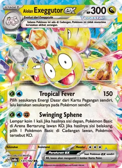 Alolan Exeggutor ex, Kilat Rasi No. 131 Normal