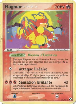 Magmar, EX Créateurs de légendes Nº 21 Normal