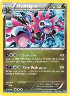 Hydreigon, Dragones Majestuosos No. 98 Normal