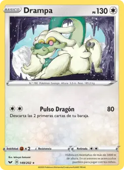 Drampa, Espada y Escudo No. 149 Normal