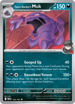 Team Rocket's Muk, Destined Rivals Nº 124 Normal