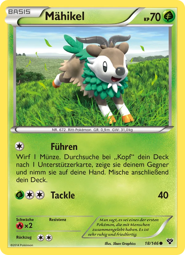 Mähikel, XY Nº 18