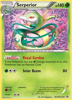 Serperior, Legendary Treasures No. RC3