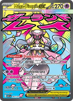 Mega-Diancie-ex, Erhabene Helden No. 267 Holo