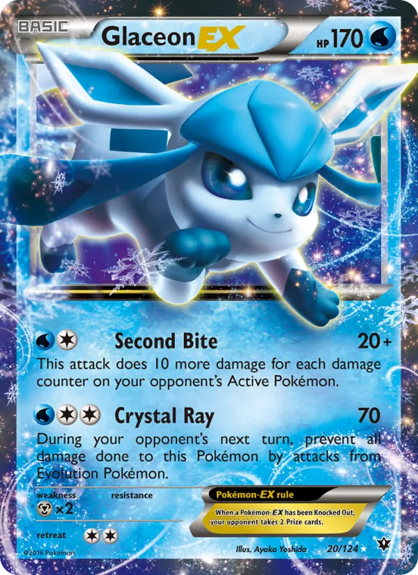 Glaceon EX, Fates Collide Nº 20