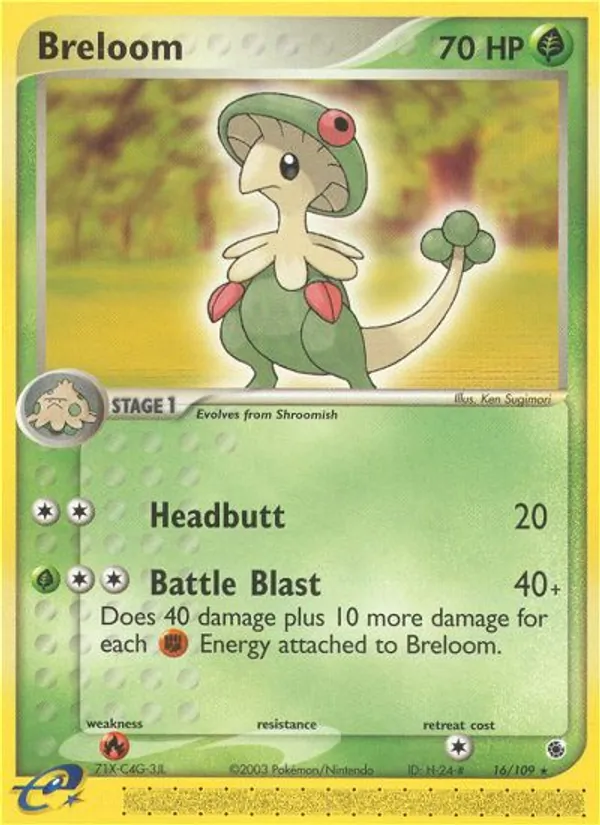Breloom, Ruby & Sapphire Nº 16