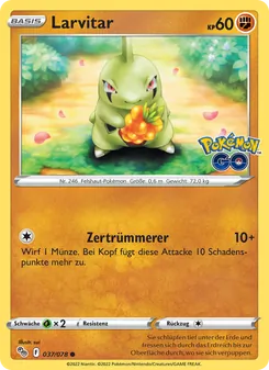Larvitar, Pokémon GO Nº 037 Normal