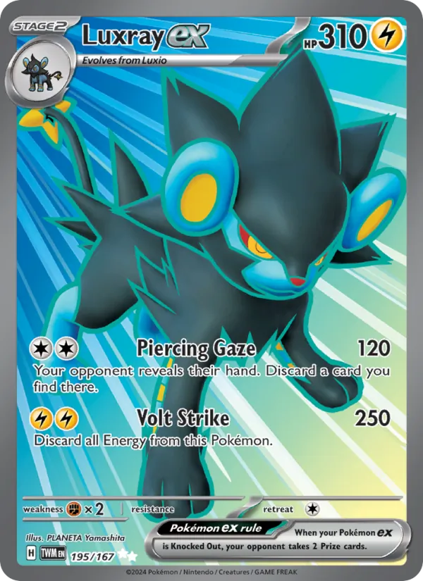Luxray ex, Twilight Masquerade No. 195