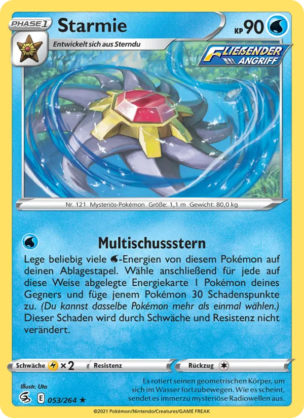 Starmie, Fusions Angriff No. 53